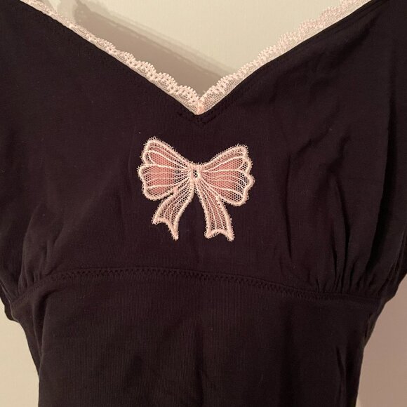 Victoria's Secret Modal Soft Bow Lace Trim Cami - Picture 5 of 6